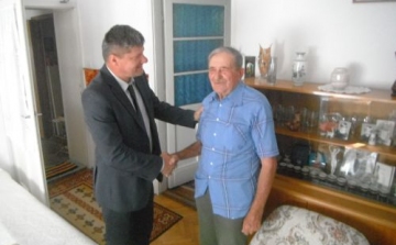 Szépkorút köszöntött a város - Radics János 90 éves