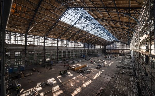 Befejeződött a tetőszerkezet építése a Nyugati pályaudvar csarnokánál