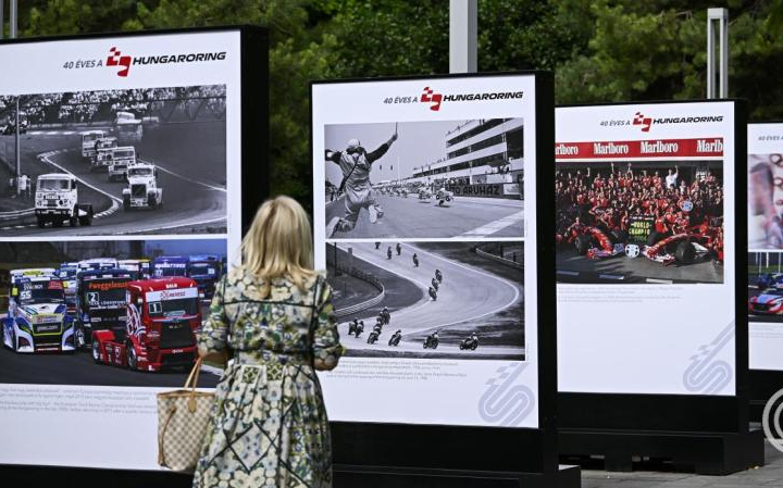 Fotókiállítás a Hungaroring 40 évvel ezelőtti megnyitójának emlékére