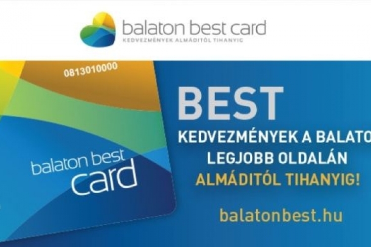 Ötvenszázalékos utazási kedvezményt nyújt a Balaton Best kártya