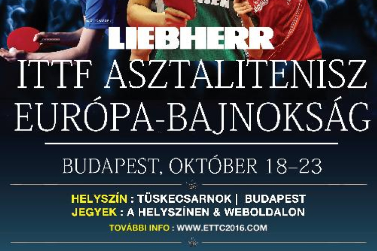 Ötvenszázalékos utazási kedvezmény az Asztalitenisz Európa-bajnokságra