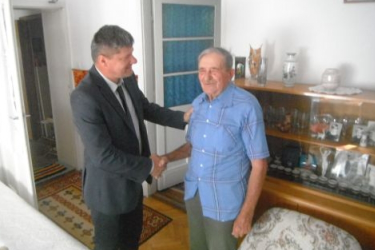 Szépkorút köszöntött a város - Radics János 90 éves
