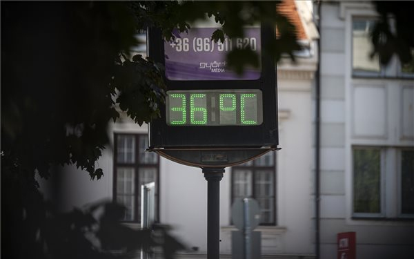 Meteorológia: megdőlt az országos melegrekord szombaton