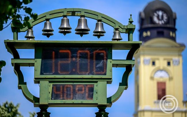 Hőség - Meteorológia: megdőlt az országos és a fővárosi hőmérsékleti rekord is kedden